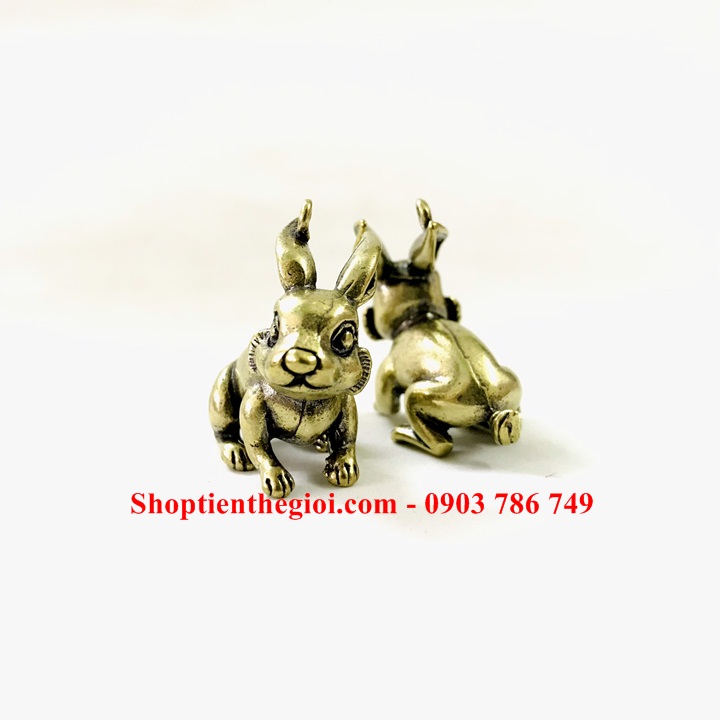 Móc Khóa Tượng Đồng Con Thỏ - SP005217